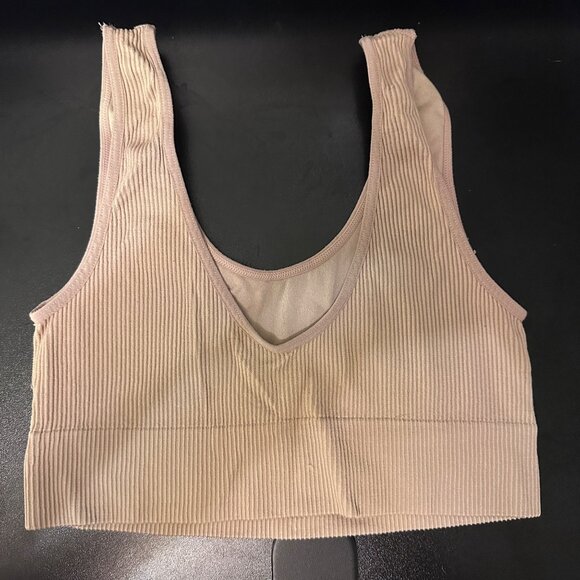 GapBody & Maidenform Ribbed Bralette Bundle Small Neutral Colors Nylon/Spandex - Picture 7 of 10